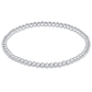 3mm Classic Sterling Bead Bracelet - She Chester