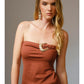Buckle Brick Tube Top