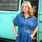 Blaine Maxi Denim Button Up Dress