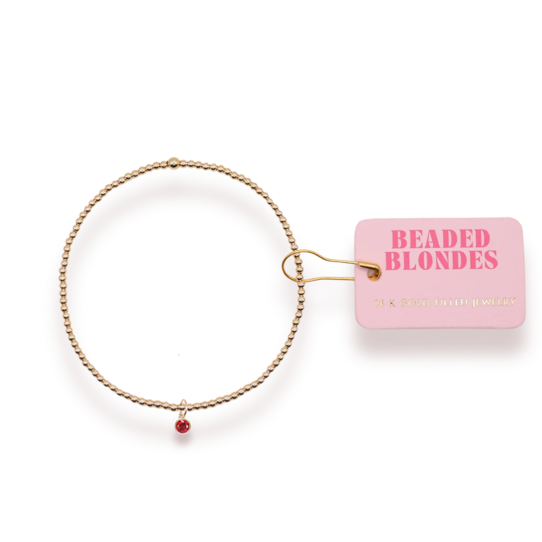 Birthstone Dangle Bracelet BB