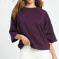 Plum Lillies Top