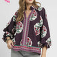 Midnight Plum Blouse