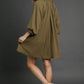 Wisteria Olive Scallop Dress