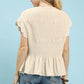 Travel Day Cream Top