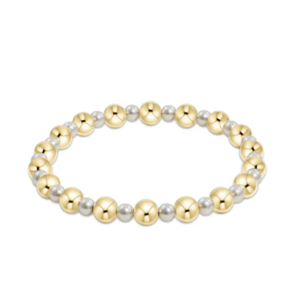 Pearl Grateful Gold 6mm Bracelet