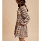 Lattes Tartan Mini Dress