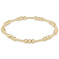 Classic Joy Pattern 4mm Bead - Gold