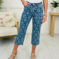 HW Crop Wide Leg Flower Jean Style 88772
