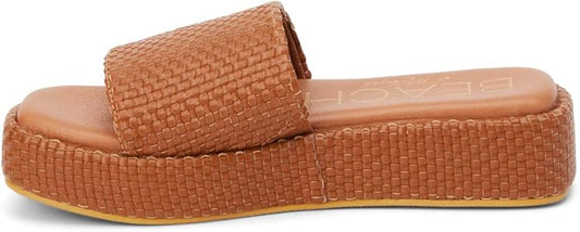 Maui Platform Sandal - Cognac -  9