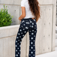 High Rise Star Flare Jeans -