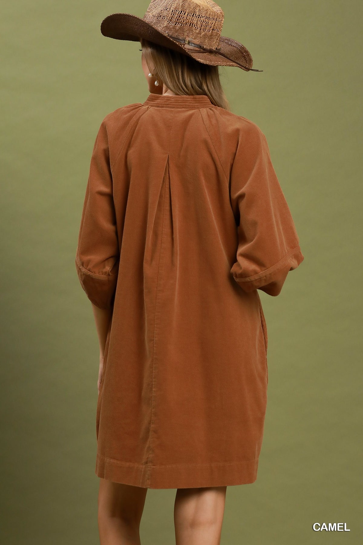 Anical Camel Dress