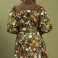 Fleur Olive Floral Dress -