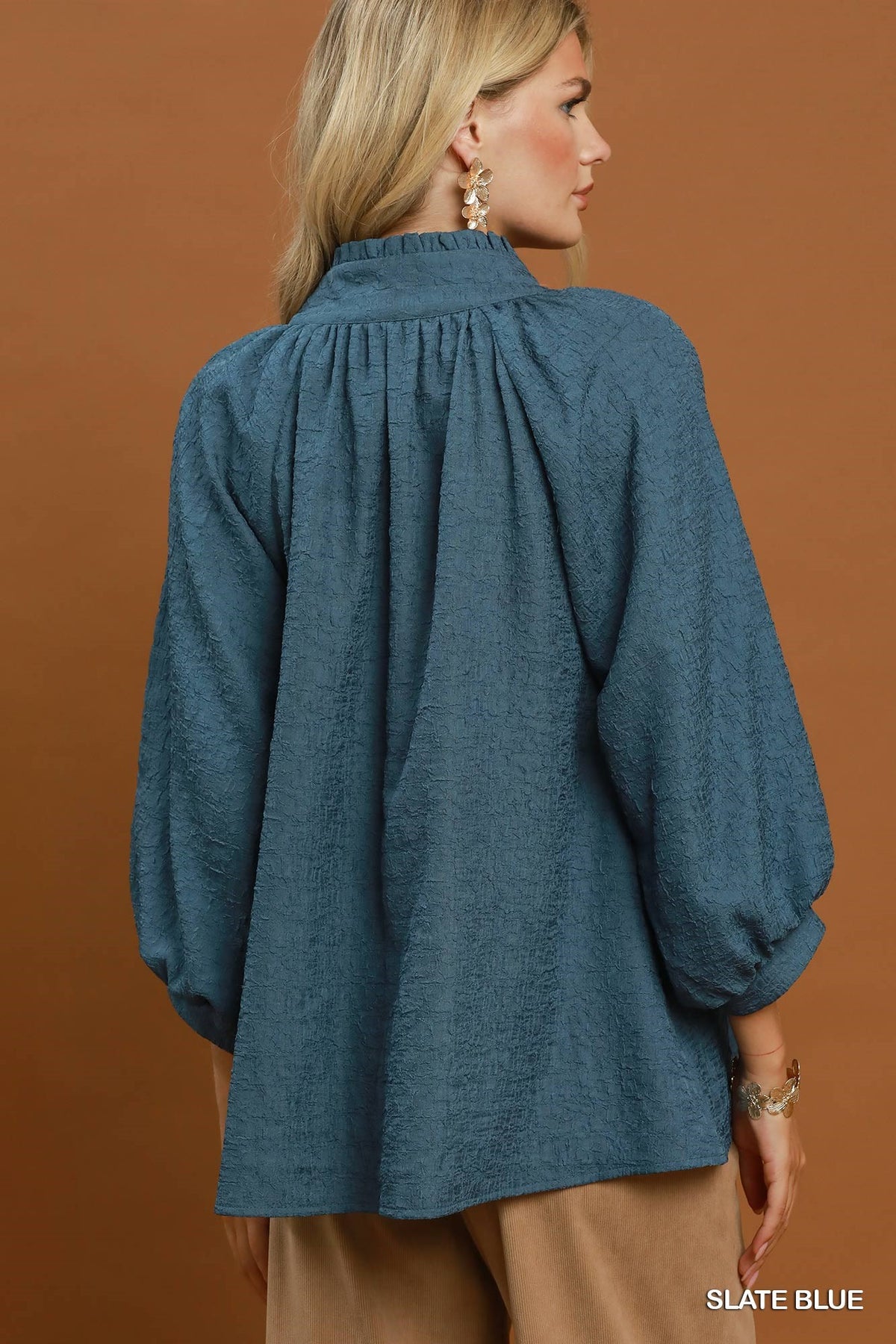 Sadie Slate Blue Top -