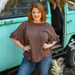 The Waltz Brown Top