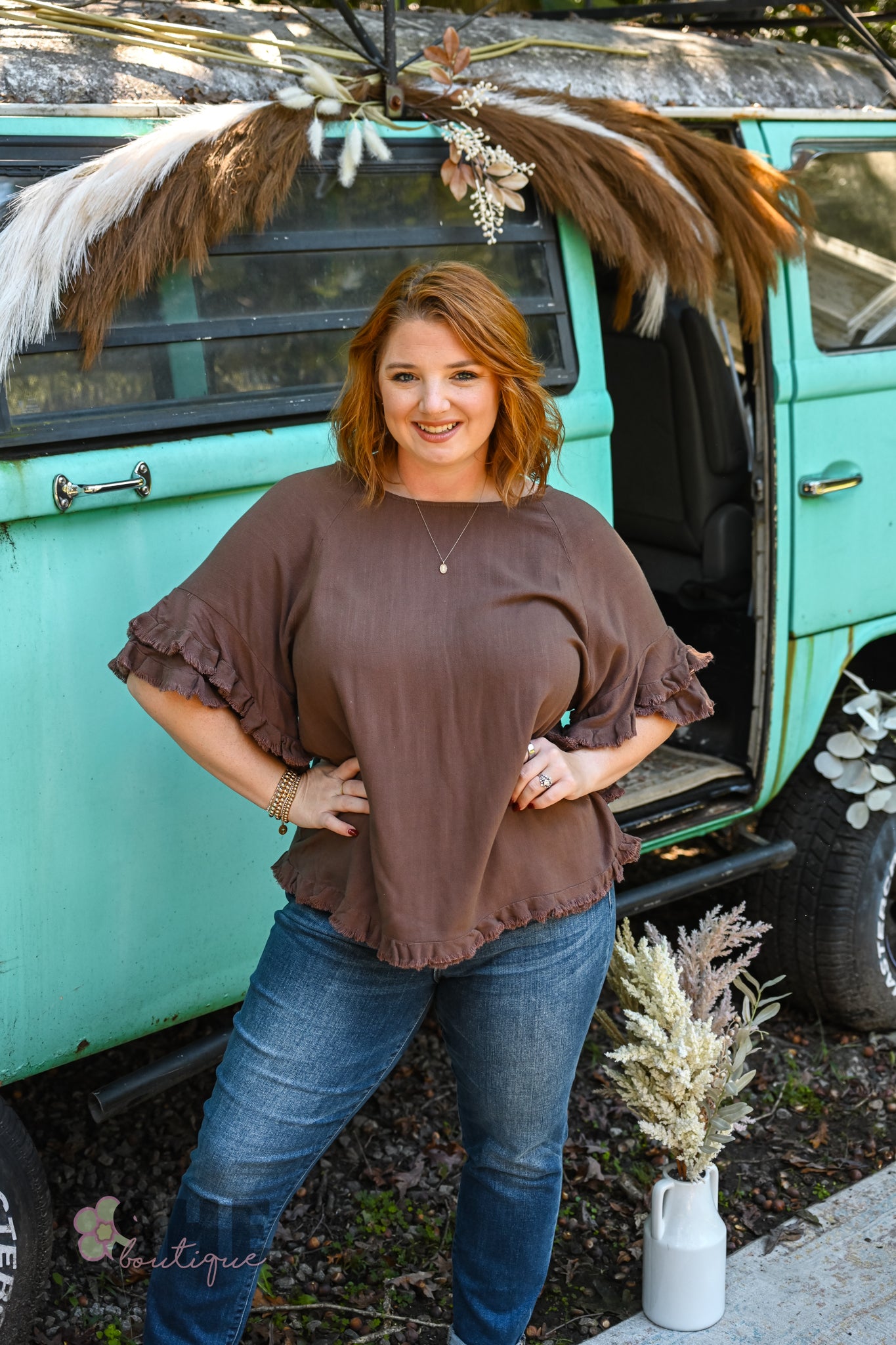 The Waltz Brown Top