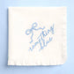 Something Blue Napkin