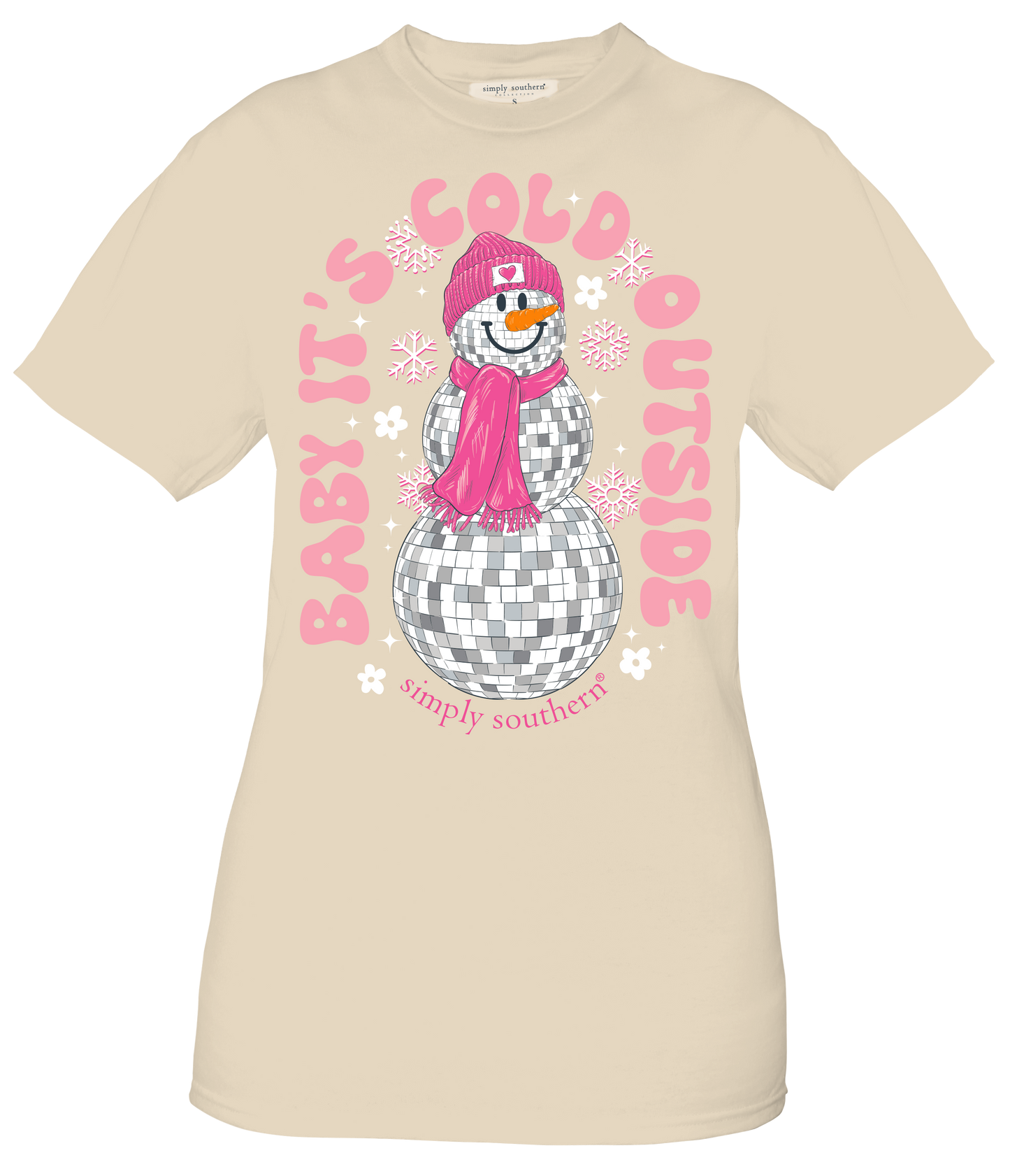 Disco Snowman Short Sleeve -