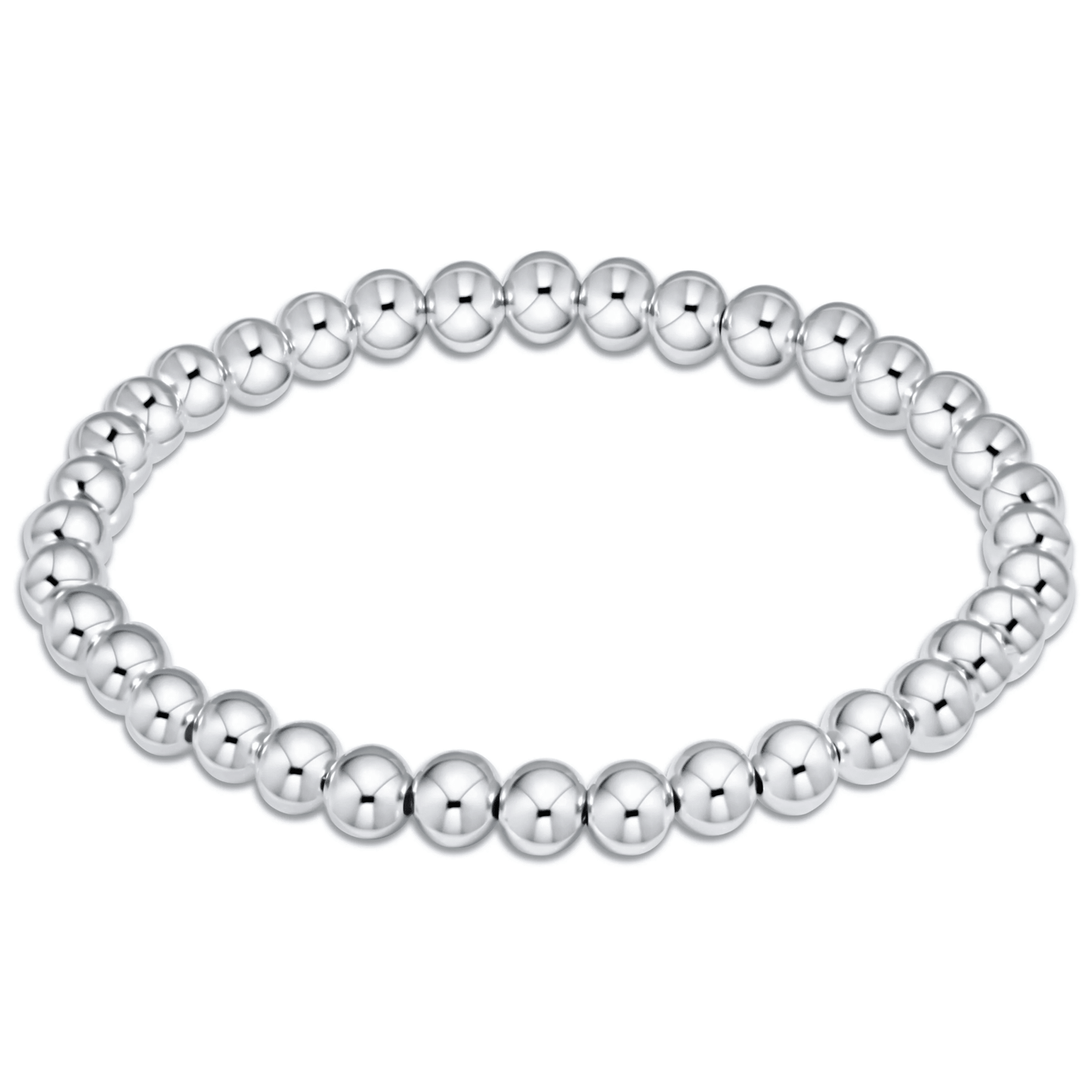 5mm Classic Sterling Bead Bracelet - She Chester