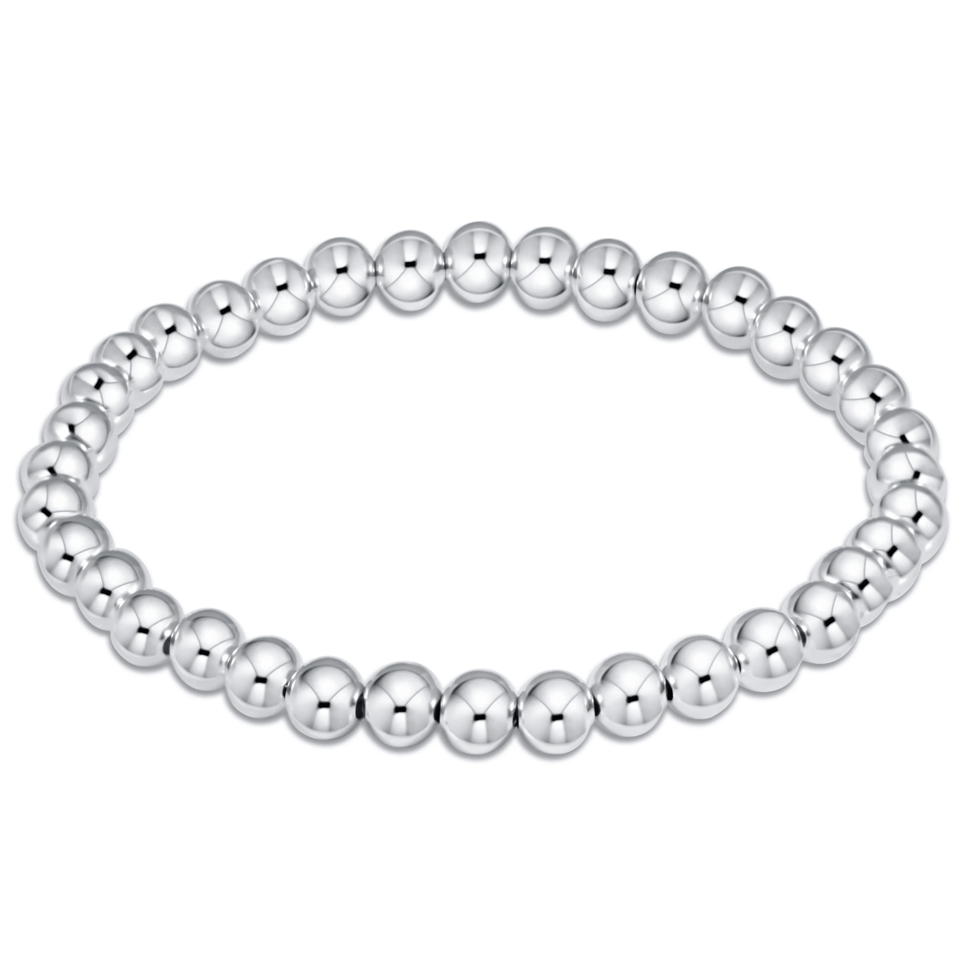 5mm Classic Sterling Bead Bracelet - She Chester