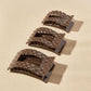 Flat Rectangle Hair Clip | Large | Truly Taupe Quilted