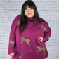 Returning Fan Fav Plum Cheetah Sweater -
