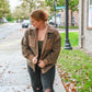 Sophie Soft Shacket Brown SS -