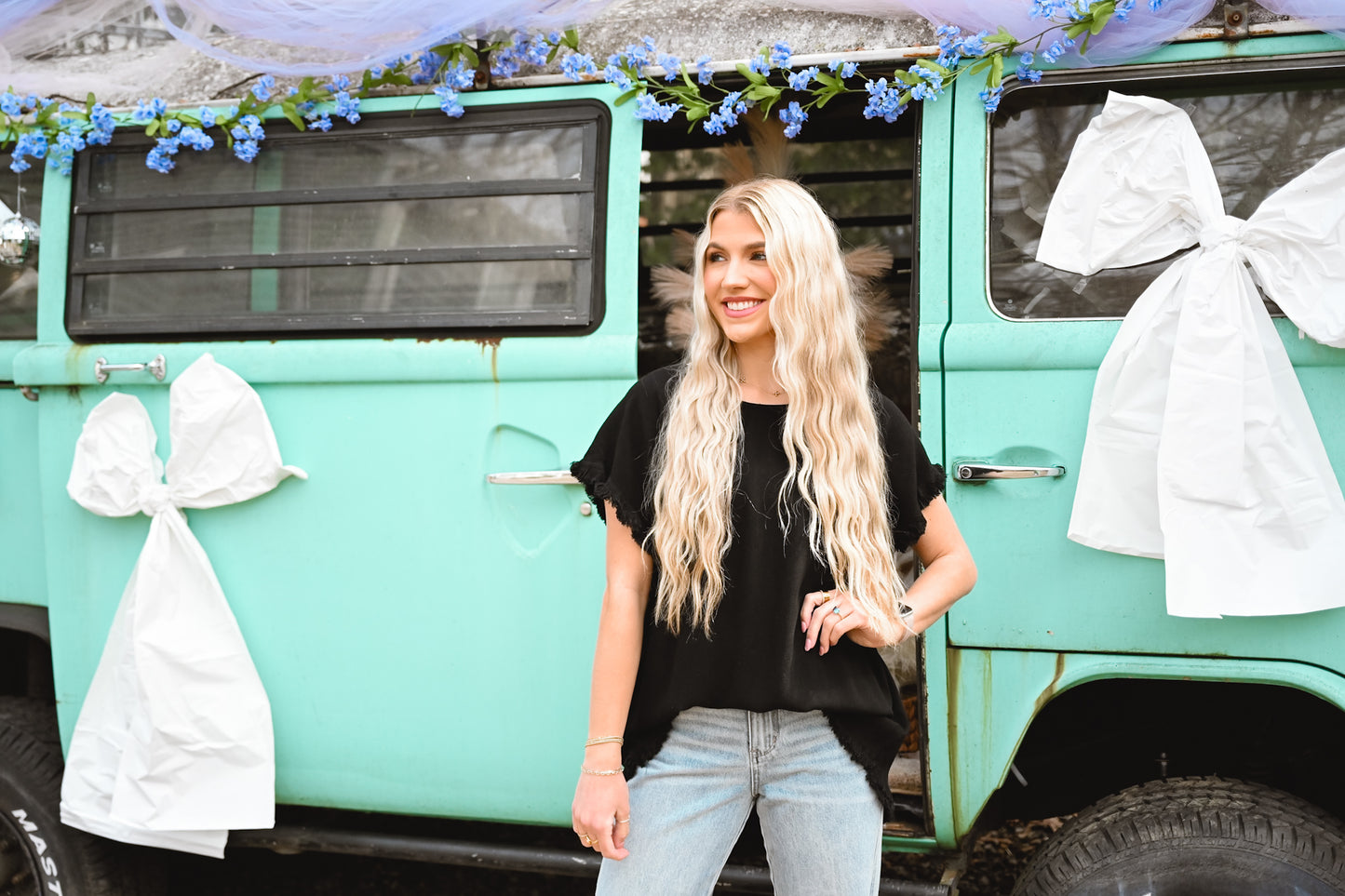 Black Ellis Top