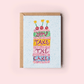 You Take The Cake! Thank You Congrats Cake Greeting Card