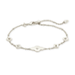 Abbie Delicate Chain Bracelet Rhodium