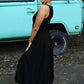 Sabrina Black Maxi Dress
