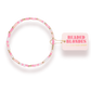 Rosey Pink Sprinkle Bracelet: Standard 6.75 inch