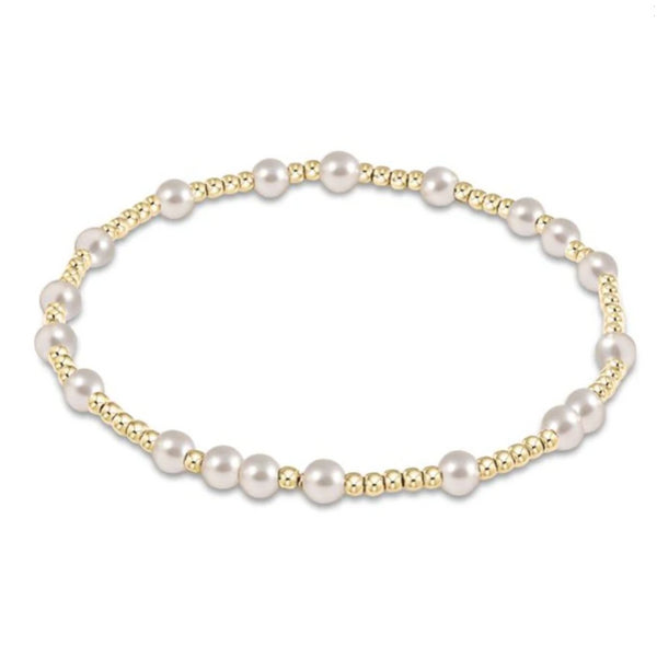 Hope Unwritten Pearl 3MM Bead Bracelet