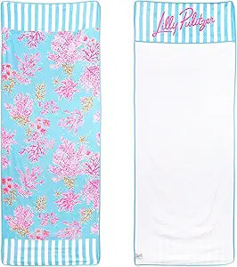 Beach Lounger Towel - Coral