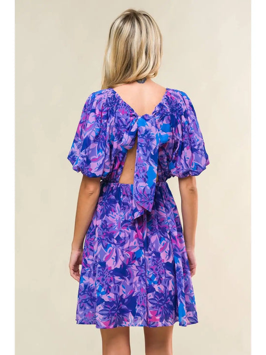 Butterfly Fly Mini Dress -