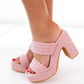 Gem Platform Heel - Pink -
