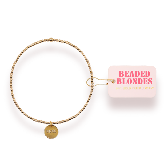 Mom Charm Bracelet: Standard 6.75 inch