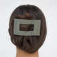 Flat Rectangle Hair Clip | Large | Sage It Ain't So