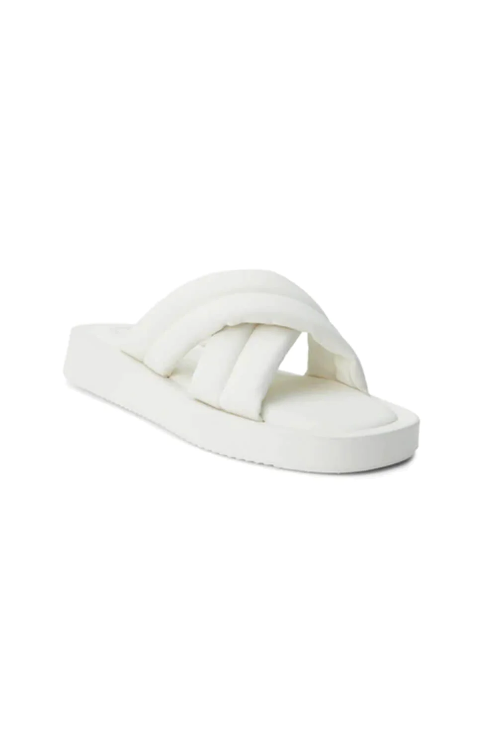 Piper Slide Sandal - White -