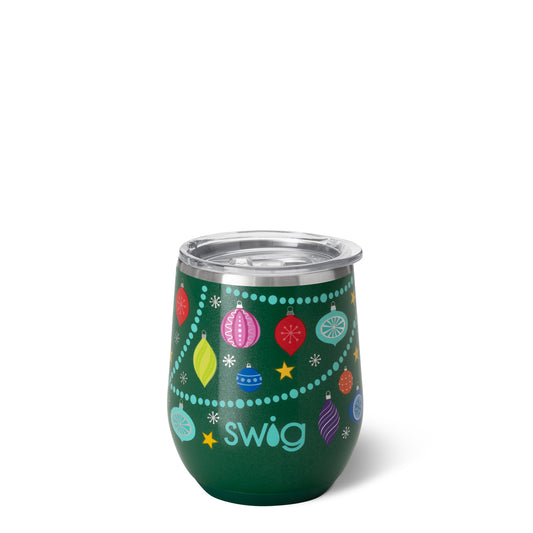 O Christmas Tree Stemless Wine Cup 14oz