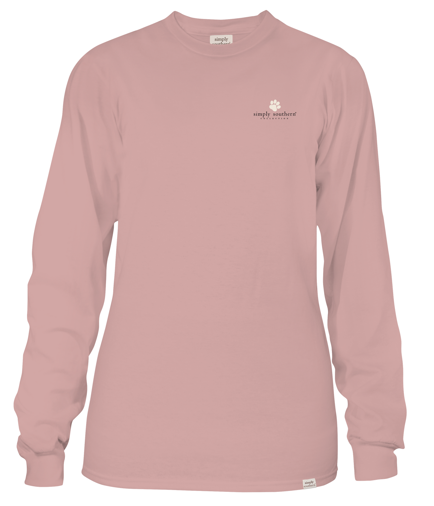 SS Stay Pawsitive Pink LS -