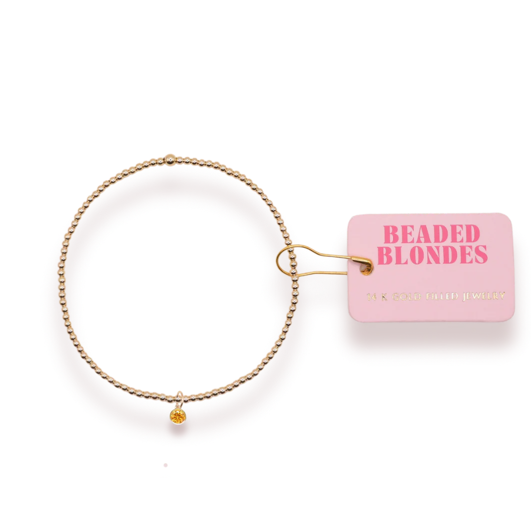 Birthstone Dangle Bracelet BB