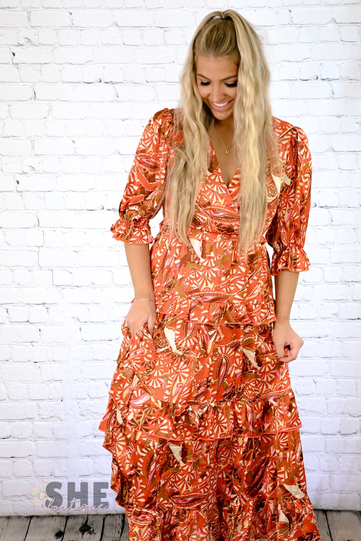 Autumn Blessings Maxi Dress -