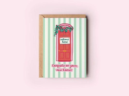 Congrats on your New Home! Moving Housewarming Greeting Card