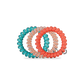 Spiral Hair Coils | Large | Coral Craze Hair Ties