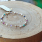 Pearl Sincerity Pattern 4mm Bead Bracelet - Hot Mess