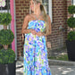 Hallie Floral Halter Dress