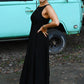 Sabrina Black Maxi Dress