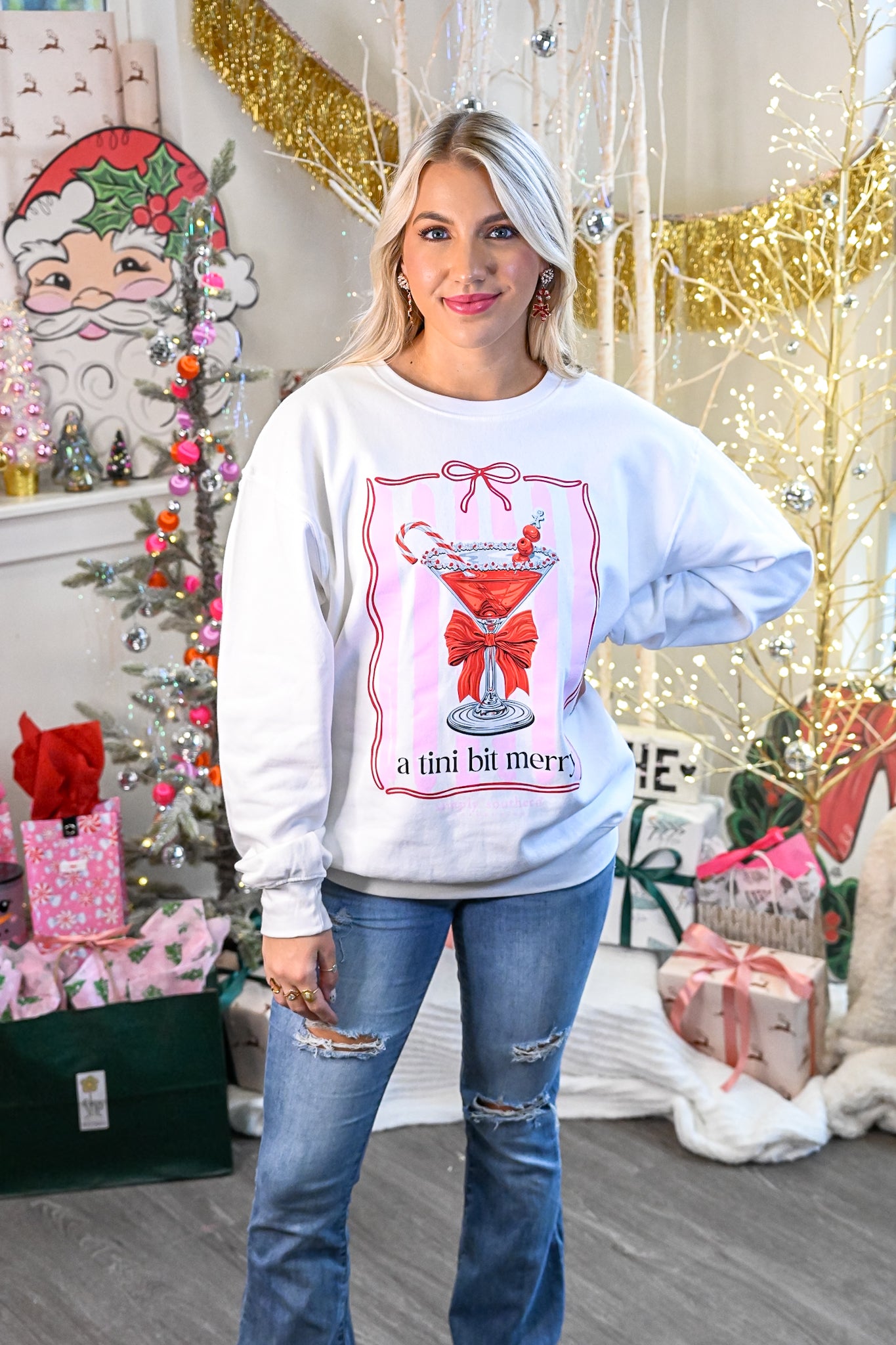 Martini Xmas Crewneck