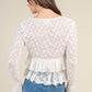 Ophelia White Lace Top