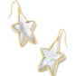Ada Star Drop Earring Gold Ivory MOP